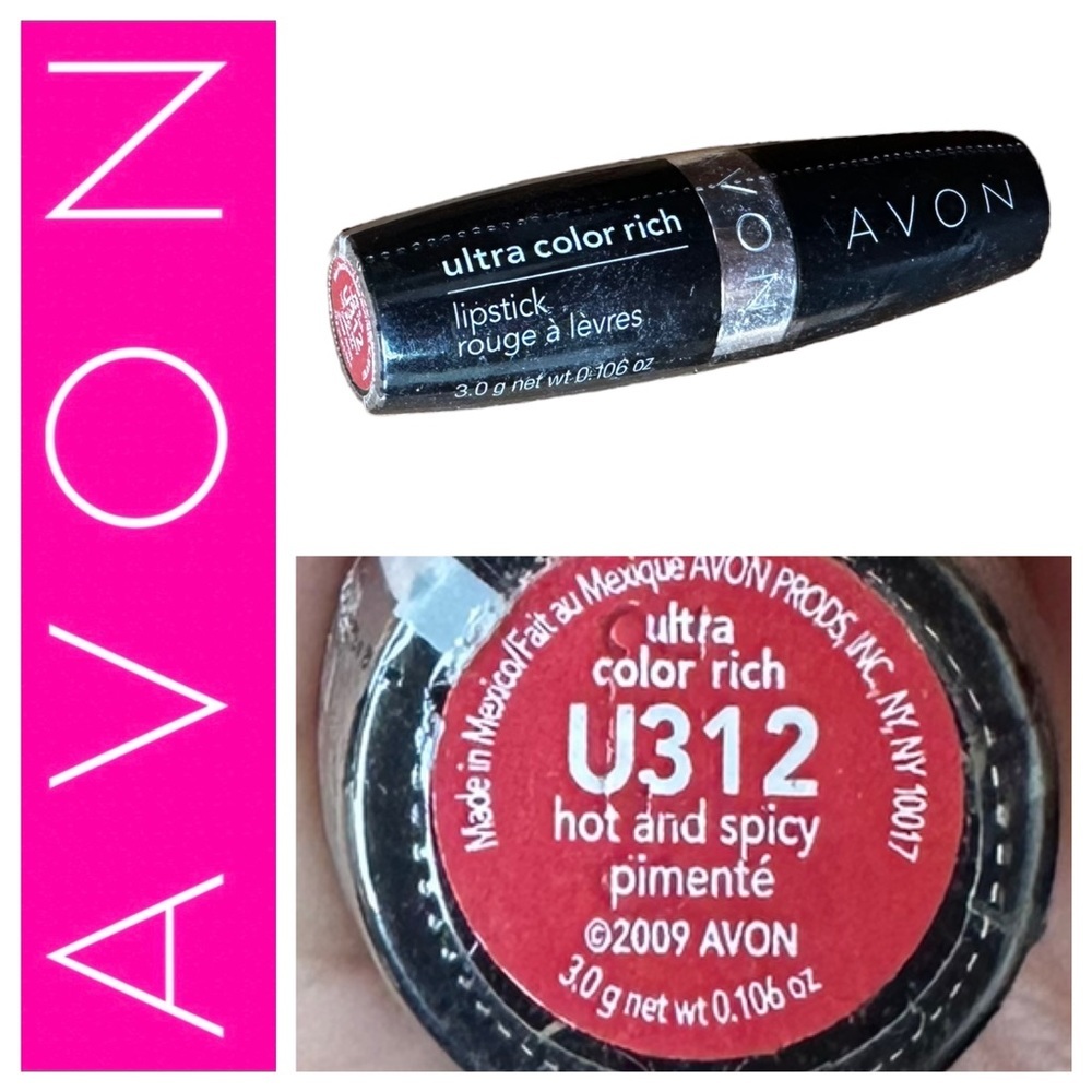 Avon Ultra Color Rich Lipstick Hot & Spicy U312 .106 OZ New & Sealed